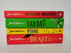 David Walliams 4 Book Set - Fing, Bad Dad, Gansta Granny & Beast of Buckingham..