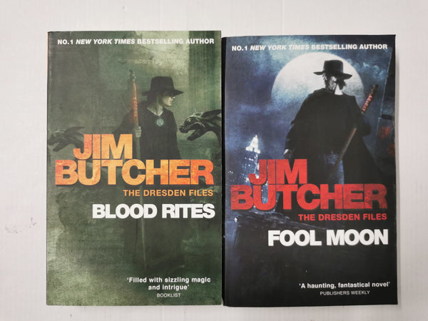 Blood Rites & Fool Moon The Dresden Files by Jim Butcher