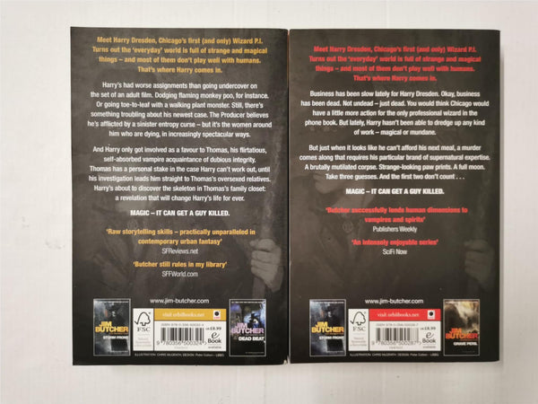 Blood Rites & Fool Moon The Dresden Files by Jim Butcher