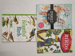 Birds & Animals Colouring 3 Book Set