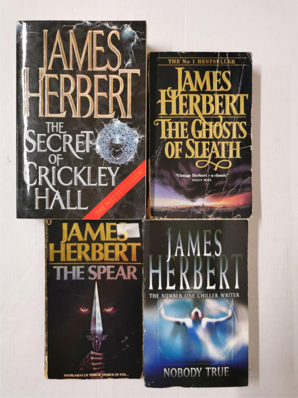 James Herbert 4 Book Set Inc. The Spear 1980 New English Library Vintage Book