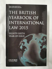 The British Year Book of International Law 2015 Volume 86