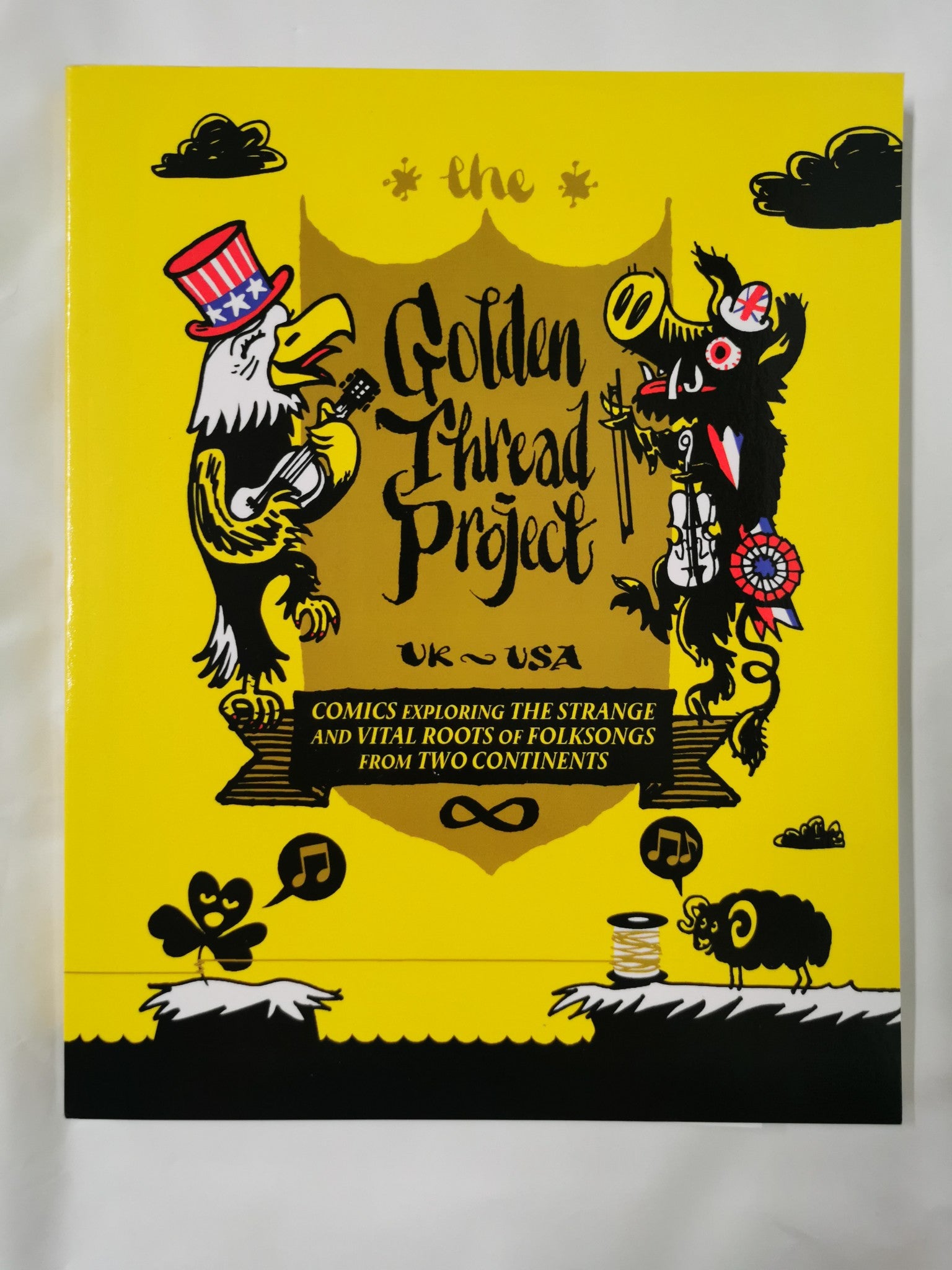 The Golden Thread Project UK-USA & 2 Signed Prints – Perkology Books