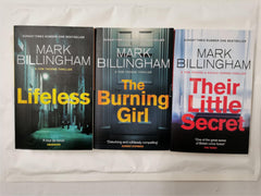 3 Mark Billingham Tom Thorne Novels The Burning Girl, Their little Secret &..