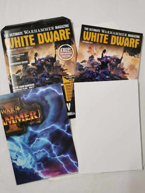 WHITE DWARF 30th Anniversary Edition WARHAMMER 40,000 with 2 Exclusive Posters