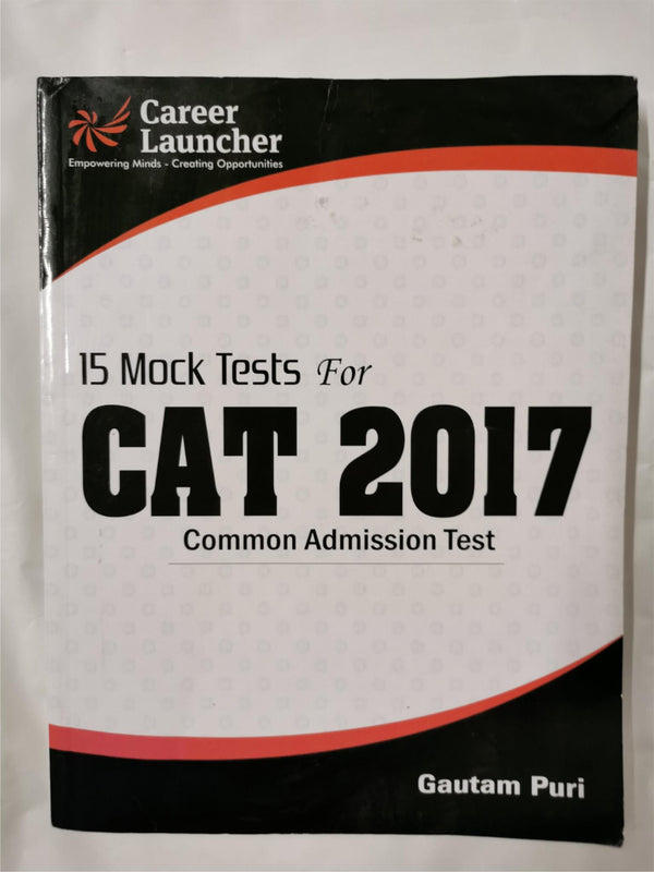 Cat 2017 -15 Mock Tests by Gautam Puri