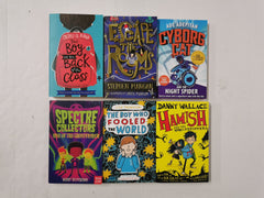 Bundle of 6 Books for boys age 8-11: Random Mix of books, Images show Examples
