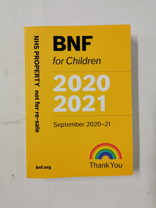 BNF for Children September 2020- 2021