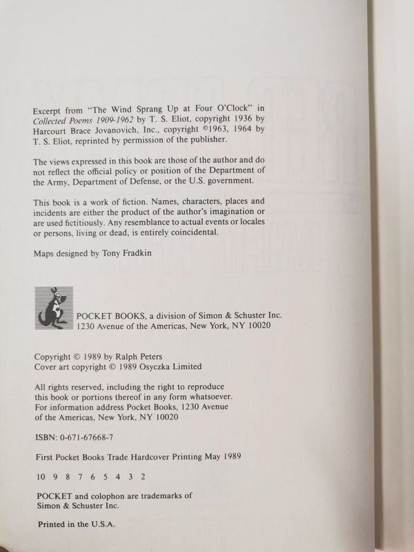 Red Army by Ralph Peters (Hardback, 1989) First Edition