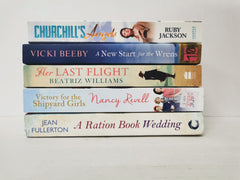 5 Historical Romance/Saga WW2 Novels inc. Churchill's Angels by Ruby Jackson