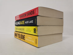 4 x Thrillers! Shadow sands, Killing Kate, Turn a Blind Eye & Want You Gone