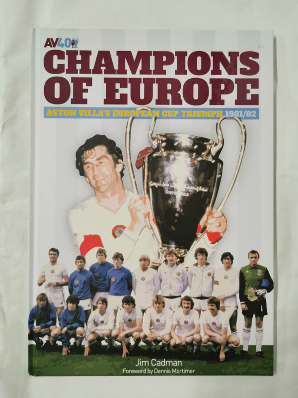 AV40 Champions Of Europe’ Hardback Signed Limited Edition
