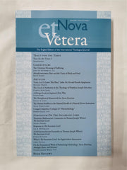 Nova et Vetera, Spring 2022 (Vol. 20 No. 2) ISSN 1542-7315