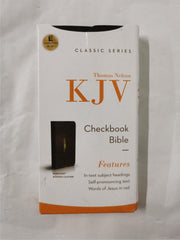 KJV, Checkbook Bible, Compact, Holy Bible, King James Version by Thomas Nelson