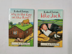 Idle Jack & Why is the Cow on the Roof by Robert Leeson & Axel Scheffler