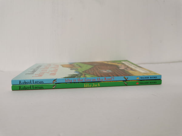 Idle Jack & Why is the Cow on the Roof by Robert Leeson & Axel Scheffler