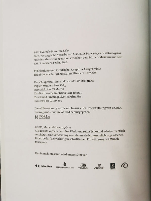 Edvard Munch: Eine Einfuhrung by Oystein Ustvedt (Hardcover, 2019) GERMAN