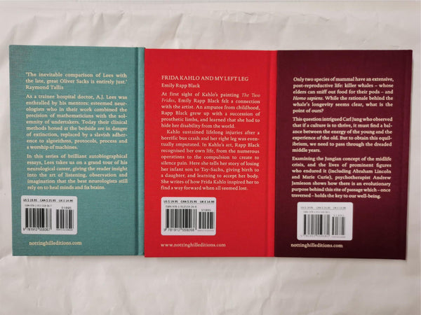 Notting Hill Editions 3 Book Bundle - Brainspotting, Midlife & Frida Kahlo...