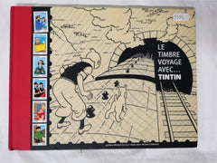 Le timbre voyage avec... Tintin Jean-Michel Coblence Michel Serres *Damaged*