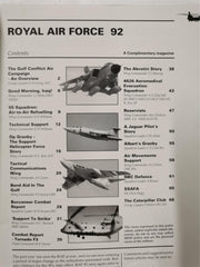 Vintage Royal Air Force 92 Magazine No. 4 Gulf War Desert Storm RAF