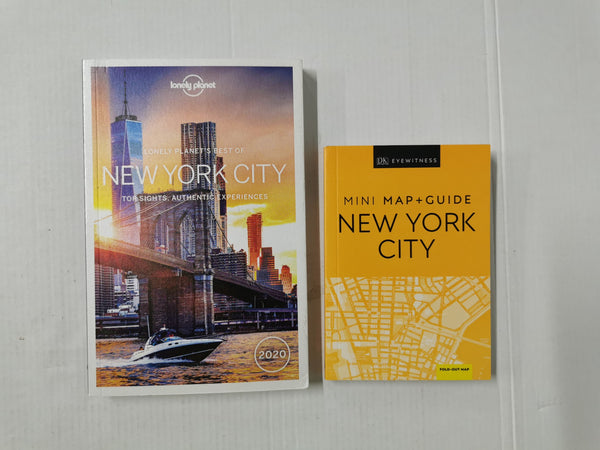 Lonely Planet Best of New York City 2020 & DK Mini Map + Guide