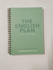 The English Plan, 90 day Study Planner by English with Lucy (Green Edition)