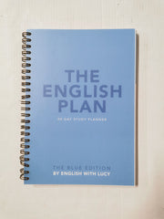 The English Plan, 90 day Study Planner by English with Lucy (Blue Edition)