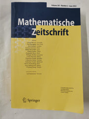 Mathematische Zeitschrift Vol 301 Number 2 June 2022