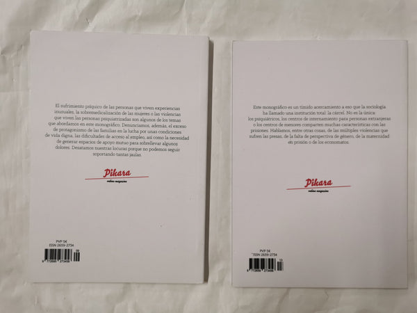 LOCURA & Cárceles MONOGRÁFICO -PIKARA 2 Book Set