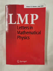 Letters in Mathematical Physics | Volume 112 | Number 2 | April 2022
