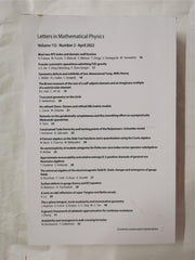 Letters in Mathematical Physics | Volume 112 | Number 2 | April 2022