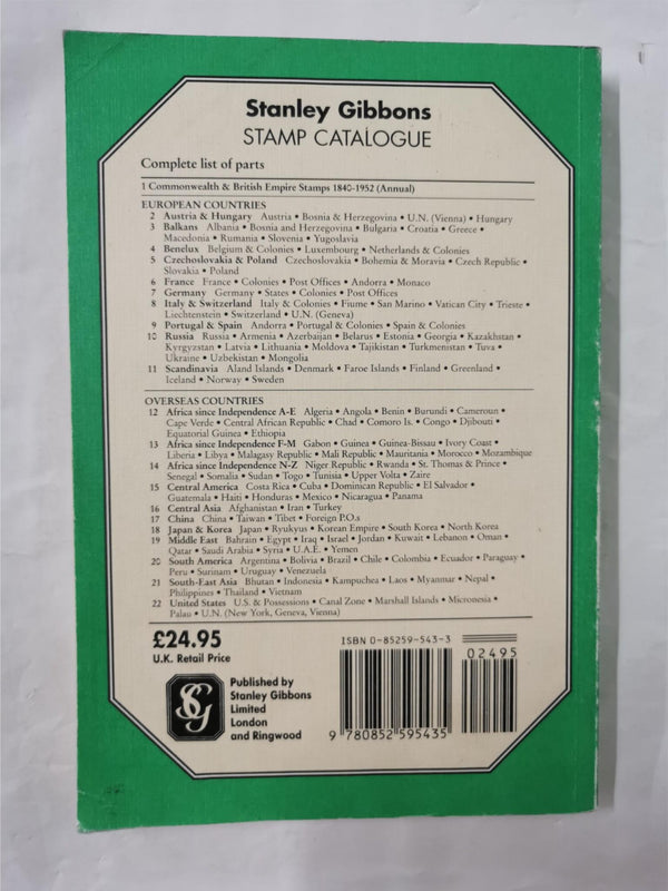 Stanley Gibbons Part 4 Benelux Stamp Catalogue: Benelux Stamp Catalogue: Pt. 4