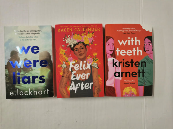 Bundle - We Were Liars, Felix Ever After, With Teeth -LGBTQIA, Feelings/Emotions