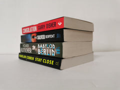 Bundle 4 Thrillers/Mysteries, Books for Men - Includes Harlan Coben, Bestsellers