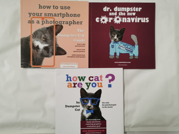 how cat are you?, The Dumpster Cat & Dr Dumpster 3 Book Set by Bogdan Stoica