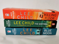 Lee Child 3 Book Bundle The Sentinel, Killing Floor & Blue Moon