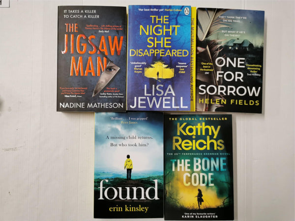 5 Bestselling Thrillers! Lisa Jewell, Kathy Reichs, Susan Lewis, Becca Day