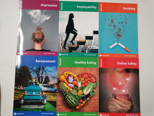 6 Volumes of Issues. Inc. Depression, Employability, Smoking..by Danielle Lobban