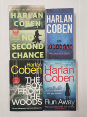 Harlan Coben! The Boy From the Woods, The Stranger, Run Away, No Second Chance