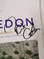 Wimbledon Day 1 2022 Program Signed by Pat Cash