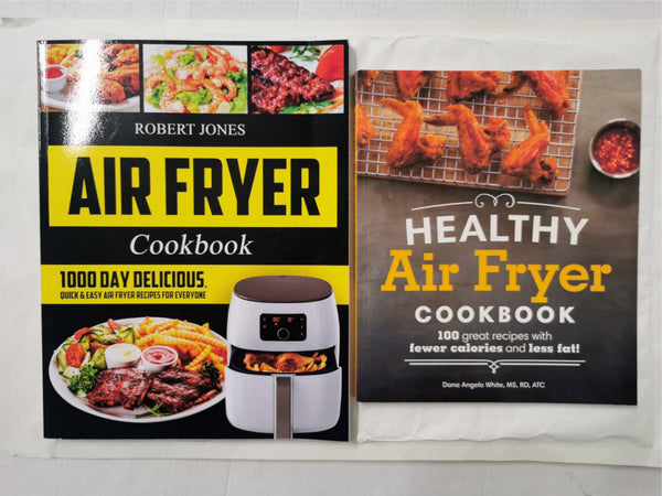 2 Air Fryer Cookbooks. Air Fryer & Healthy Air Fryer Cookbooks
