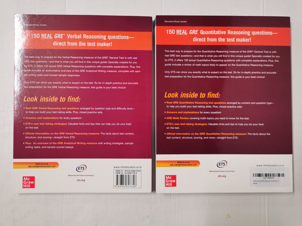 OFFICIAL GRE QUANTITATIVE & Verbal REASONING PRACTICE QUESTIONS