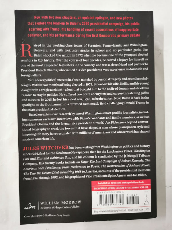 Joe Biden: A Life of Trial and Redemption by Jules Witcover  (Paperback, 2019)