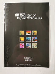Dr Chris Pamplin's UK Register of Expert Witnesses, Edition 34 2021/22