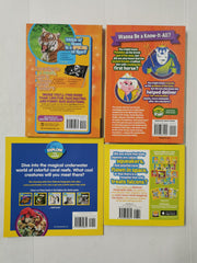 National Geographic Kids 4 Book Bundle: Weird But True Animals, Quiz Whiz & More
