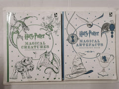 Harry Potter Magical Creatures & Artefacts Colouring Books