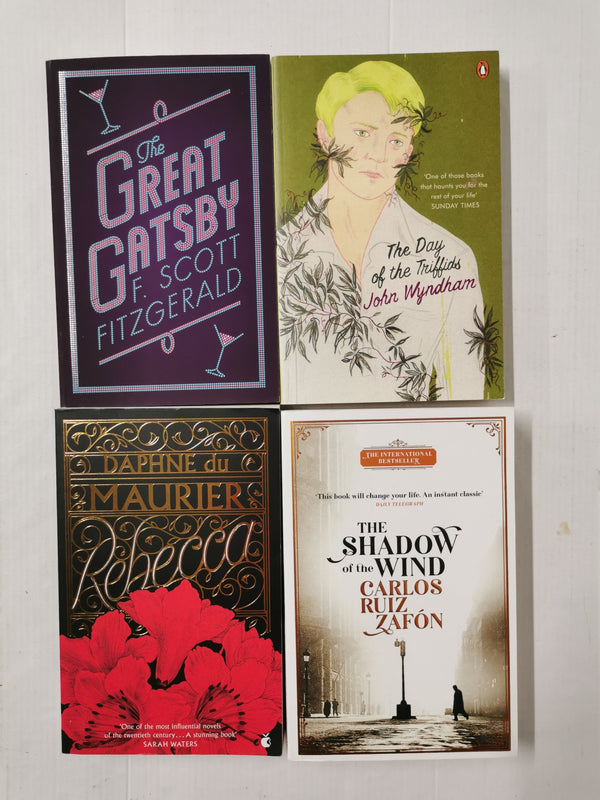 Bundle 4 x 20th Century Classics - The Shadow of the Wind, The Great Gatsby