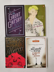 Bundle 4 x 20th Century Classics - The Shadow of the Wind, The Great Gatsby