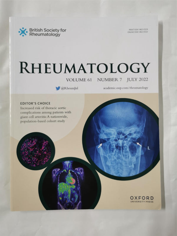 Rheumatology Volume 61, Number 7, July 2022 ISSN 1462-0324