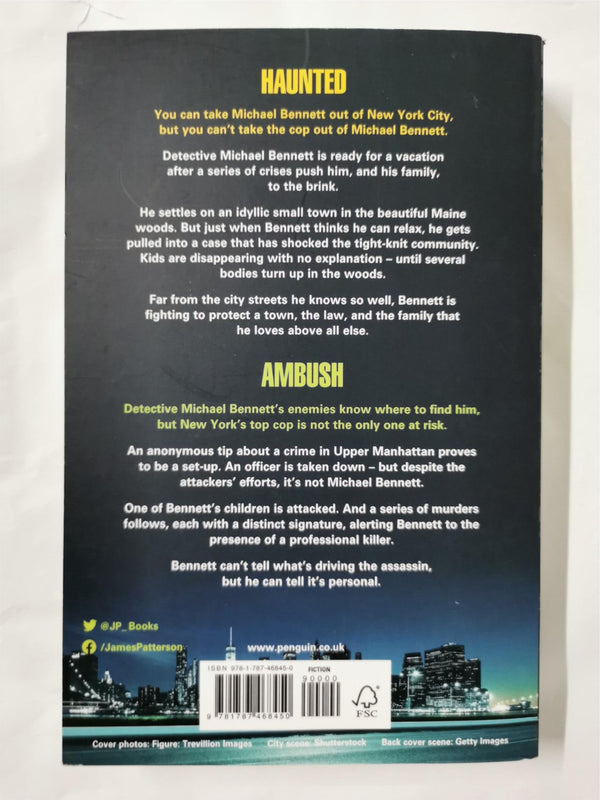 James Patterson and James O'Born Haunted/Ambush - 2 books in 1